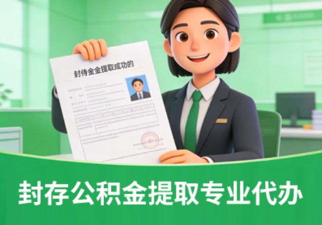 聊城封存公积金代办提取